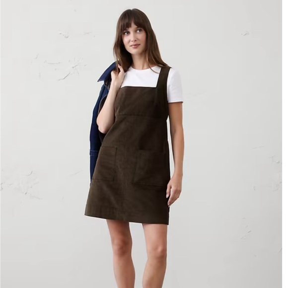 Banana Republic Dresses & Skirts - NWT Banana republic Brown Pinafore Dress